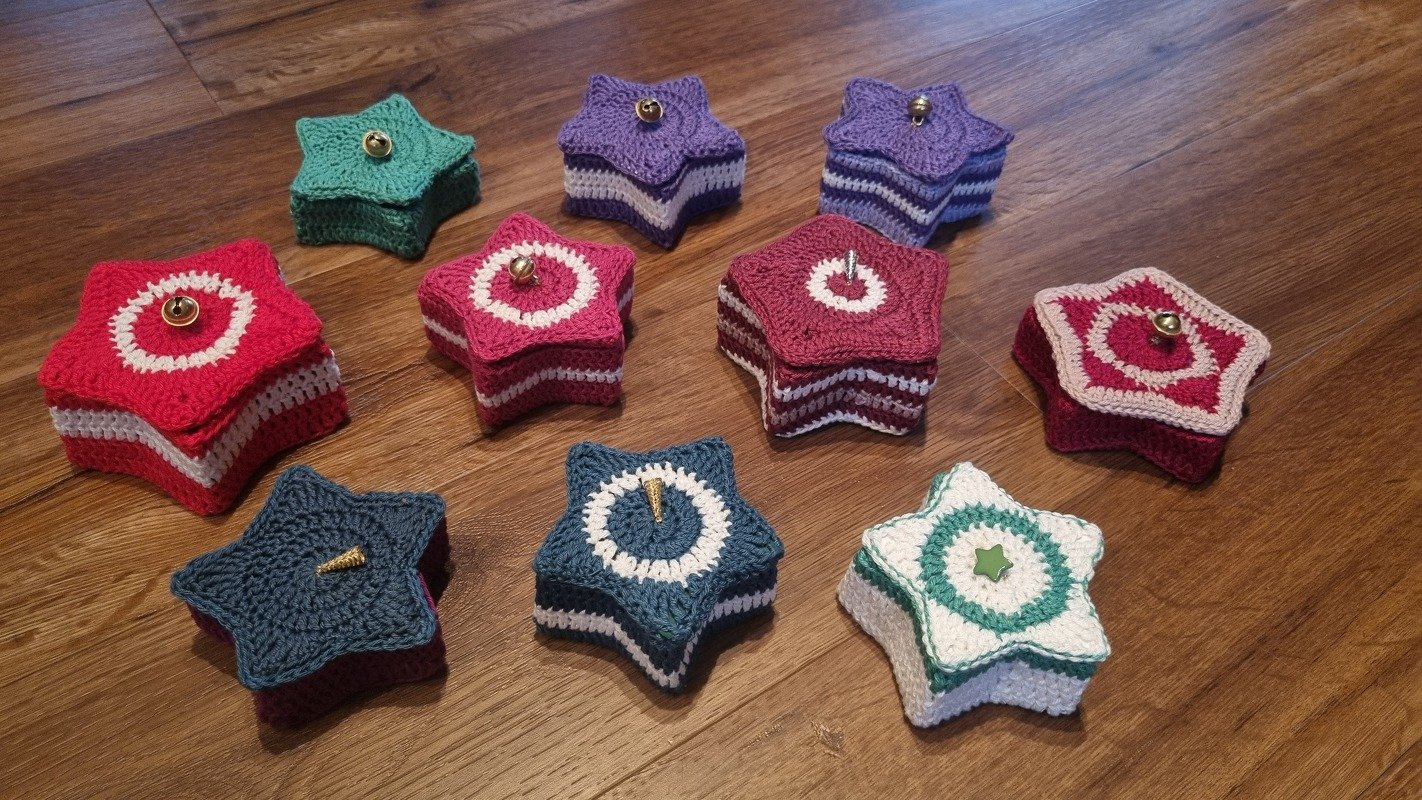 crochet pattern star box - easy and versatile