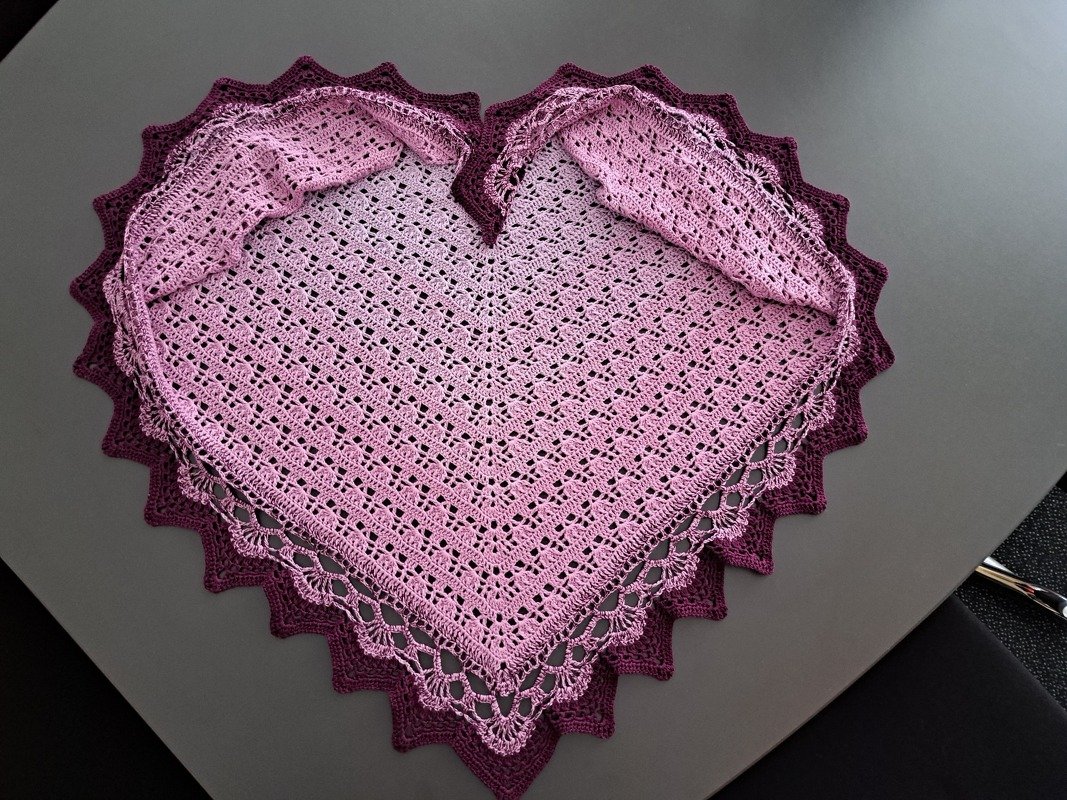 Häkelanleitung "Tuch 2022" - Größe beliebig