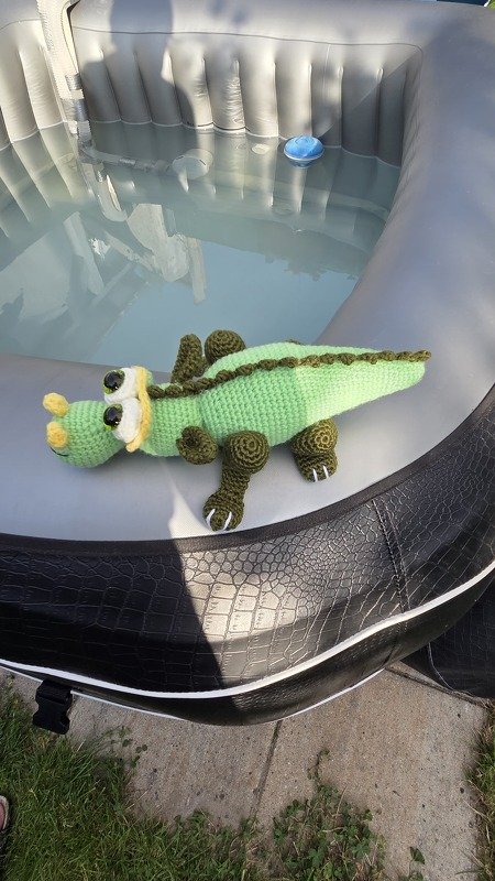 Häkelanleitung Drache Diamond