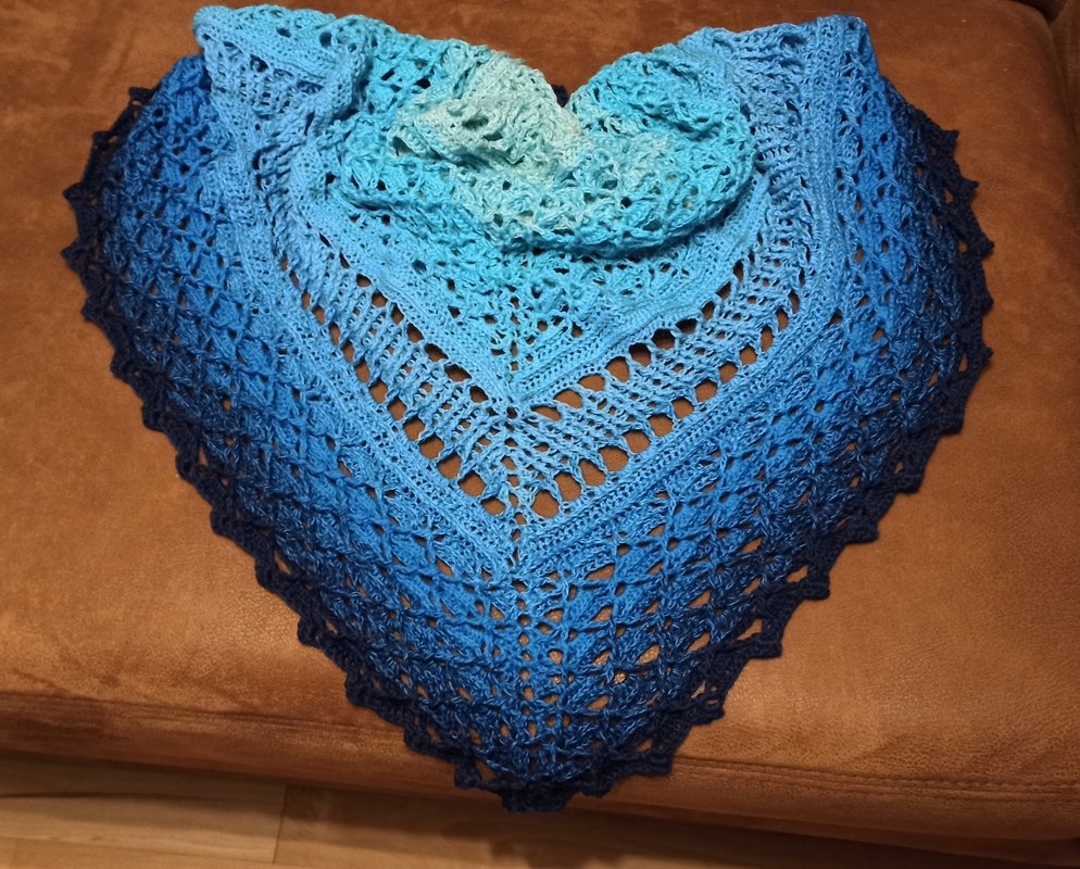 Häkelanleitung Regenwald Dreiecktuch