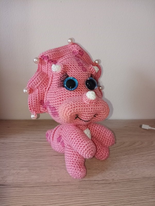 Crochet pattern Triceratops babies