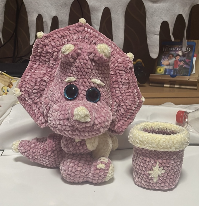 Crochet pattern Triceratops babies