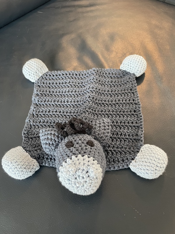 Crochet Pattern - comforter donkey (cuddly donkey)