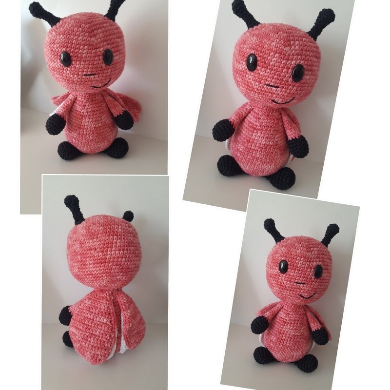 Kuschel Käfer, mini - Häkelanleitung