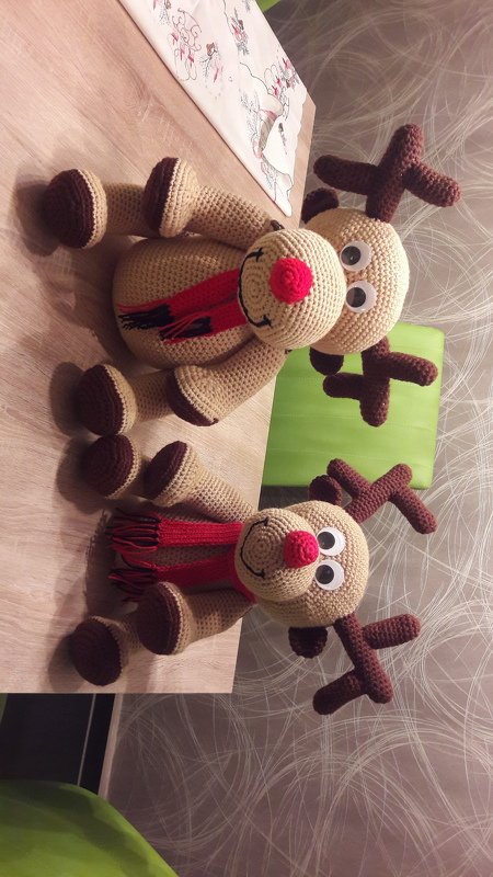 Häkelanleitung Rentier Erwin