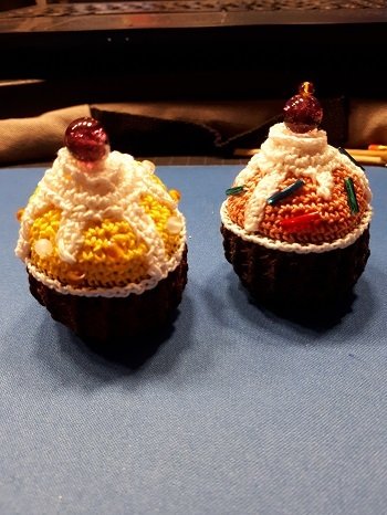 Key ring &quot;Muffin&quot; approx. 7 cm high