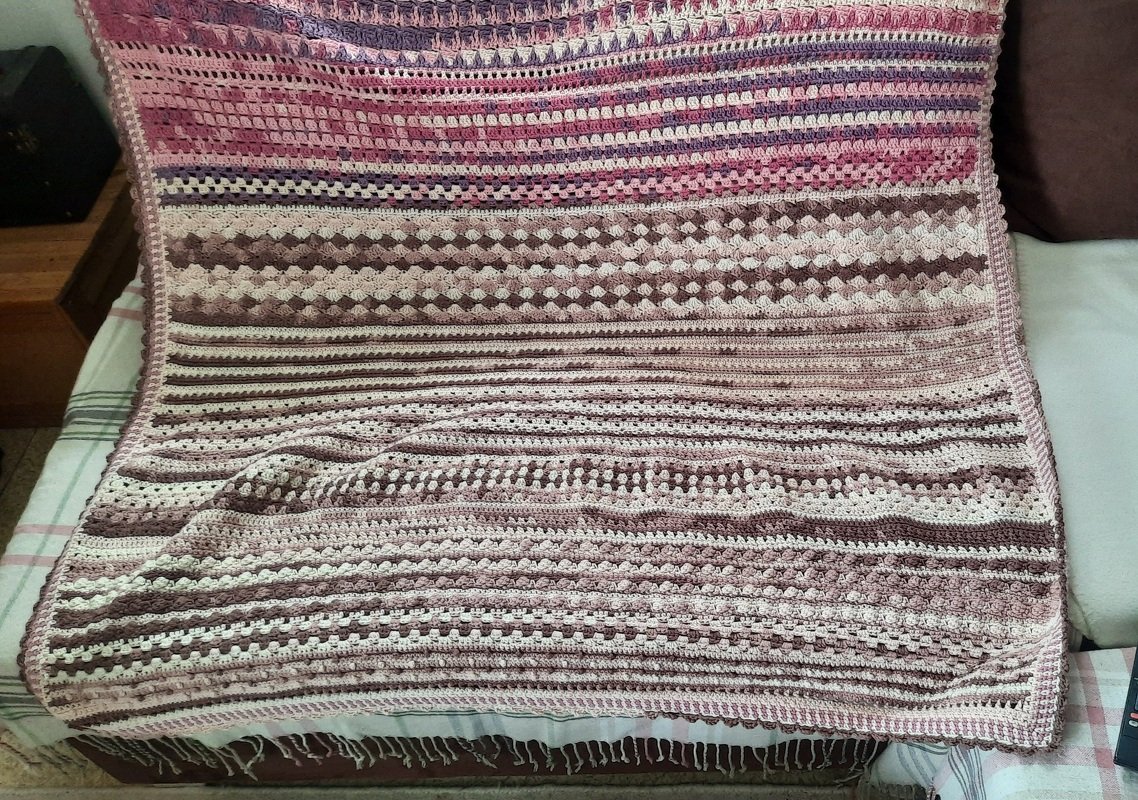 Anleitung zum Häkeln - Decke, Stola, Tuch, Schal, Schultertuch häkeln