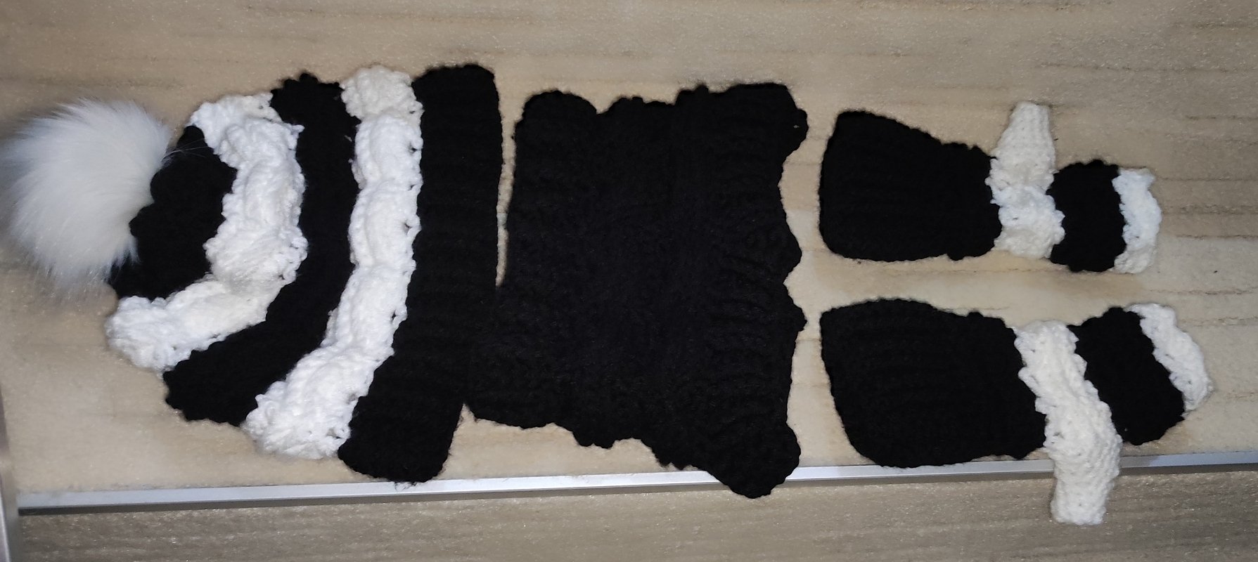 Häkelanleitung Set "Swing" 3-teilig Mütze + Schalkragen + Handstulpen