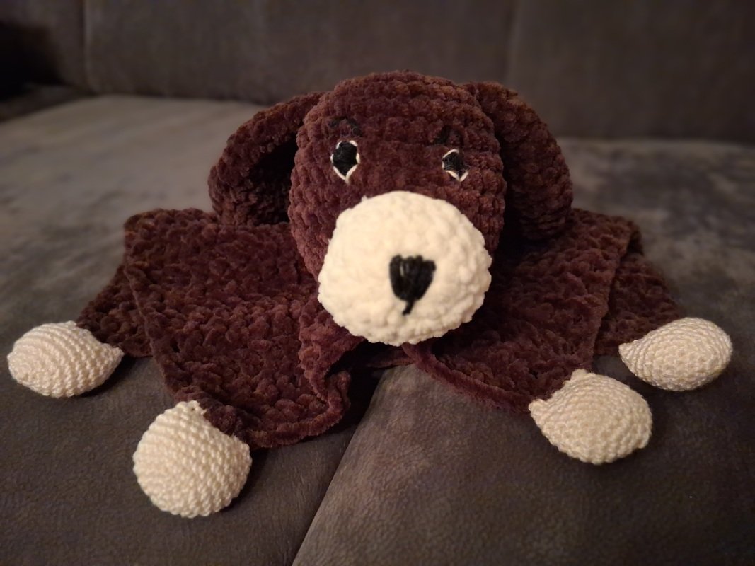 Crochet Pattern - comforter dog (cuddly dog)