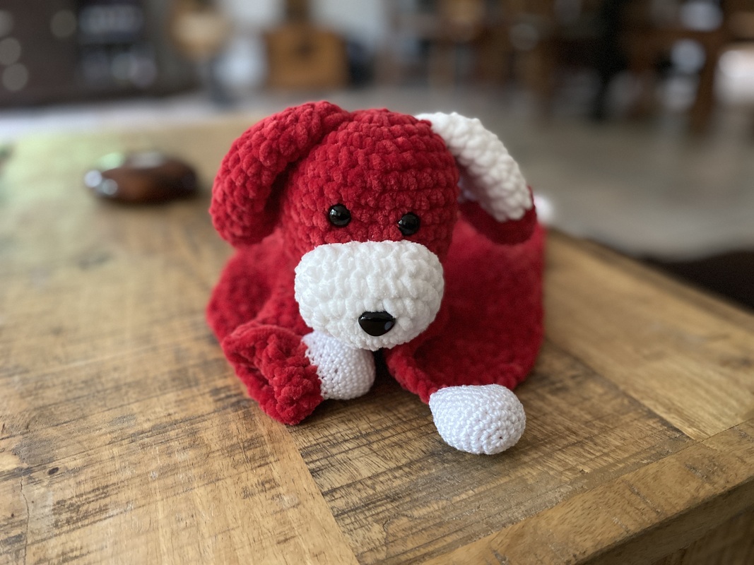 Crochet Pattern - comforter dog (cuddly dog)