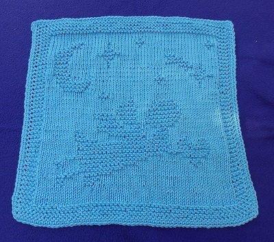 Strickanleitung Waschlappen / Spültuch &quot;Kleiner Schutzengel&quot; - ganz einfach