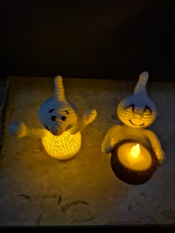 Und hier einmal leuchtend ❤️👻