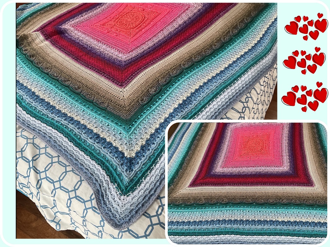 Häkelanleitung Decke „Fantastic“