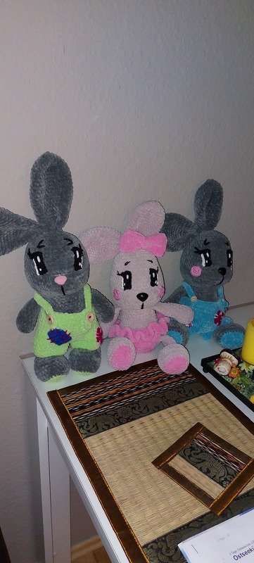 süße Hasen Häkelanleitung Amigurumi Spielzeug (Kaninchen)