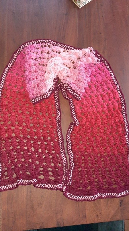 Crochet Pattern Triangular Scarf "Sinope"