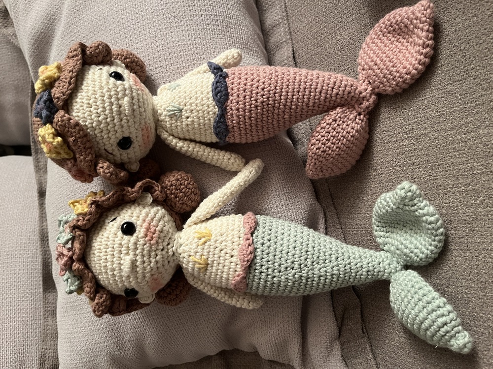 crochet pattern Lulu The mermaid