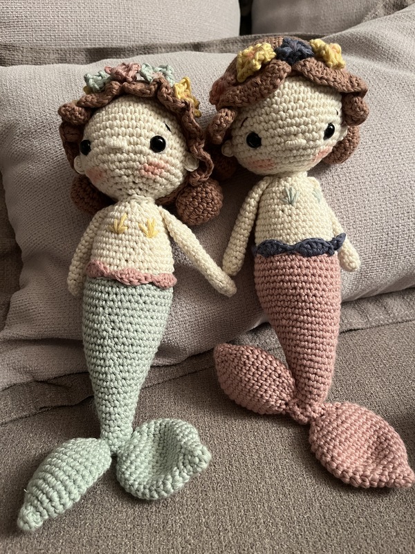 crochet pattern Lulu The mermaid