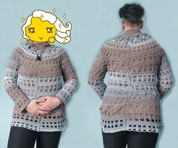 Tunika Dragon wings, Häkelanleitung