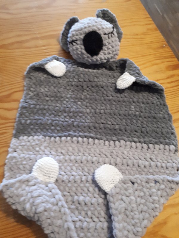 Crochet Pattern - Comforter / Cuddly Koala "Sleepy"