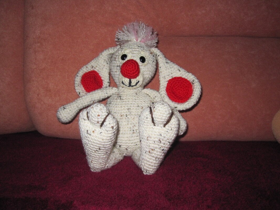 Hase Erwin Häkelanleitung- PDF, 35-40 cm groß