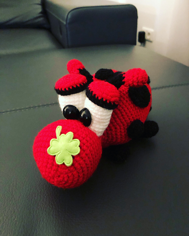 Häkelanleitung Knuddeliger Marienkäfer