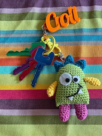 Süßes Schlüsselmonster 😍 sehr einfach nachzuarbeiten