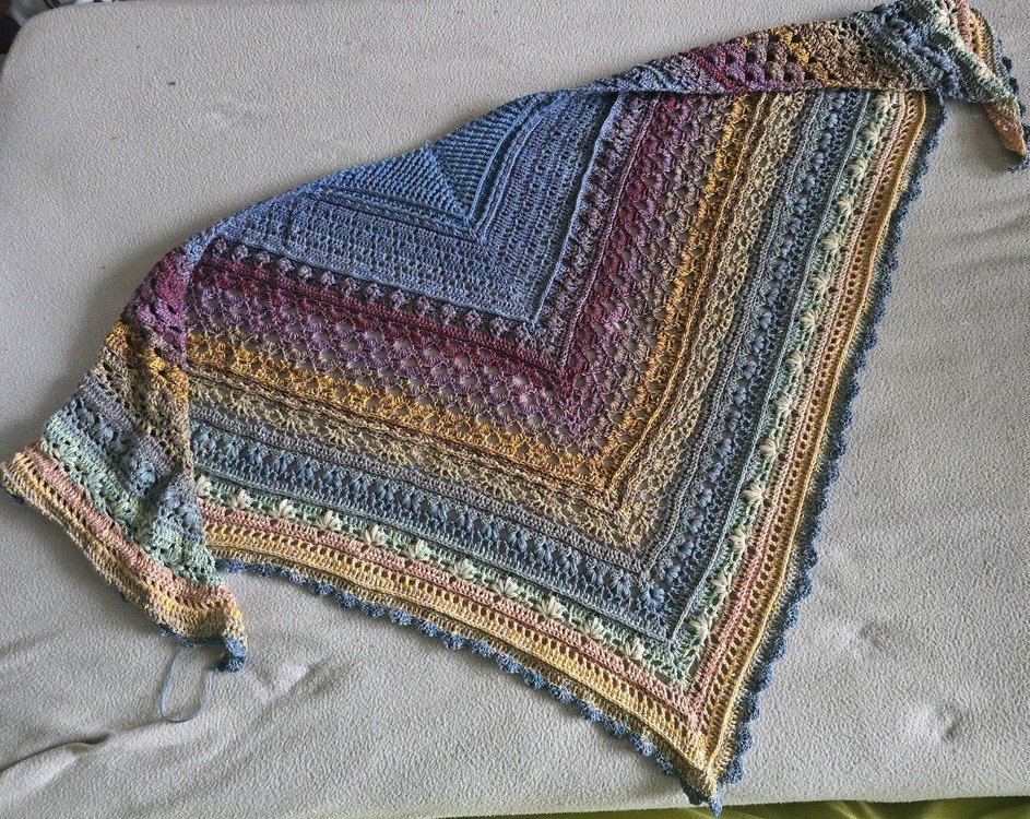 Crochet Pattern Triangular Scarf &quot;Balta&quot; - Best of 2022