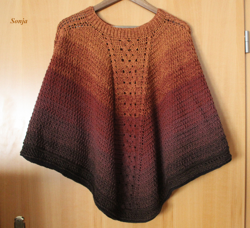 Häkelanleitung Poncho Alannah