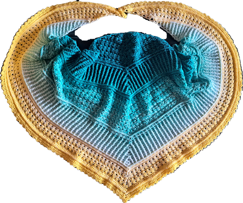 Smart Sue - Häkelanleitung flaches Dreieckstuch