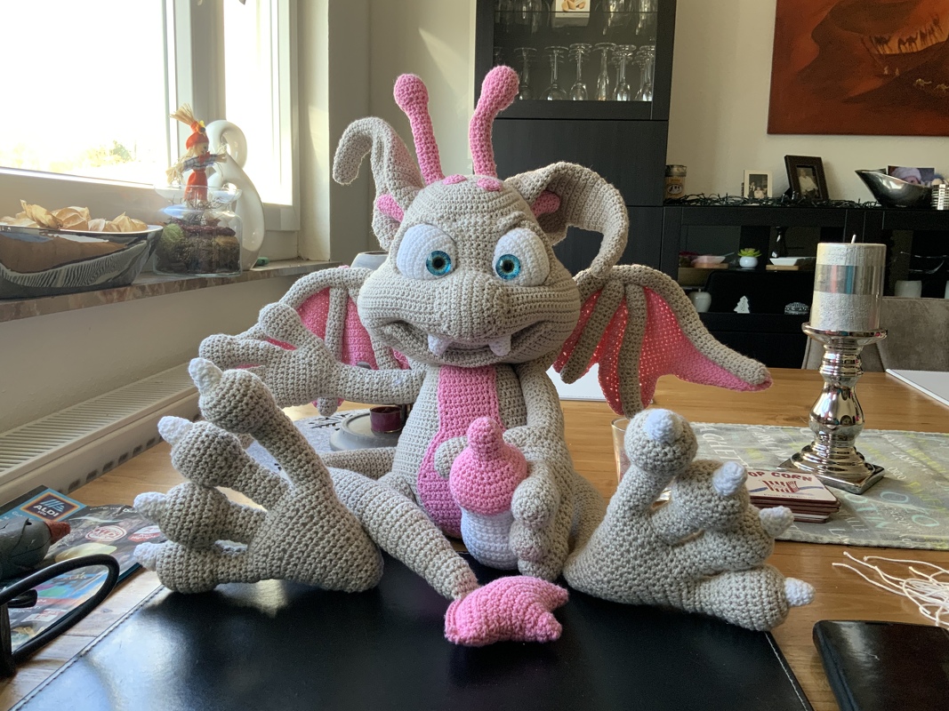 Häkelanleitung: &quot;Baby - Gargoyle&quot;