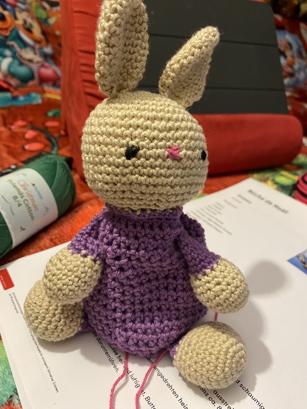 Drawstring Bag - Bunny - Crochet Pattern