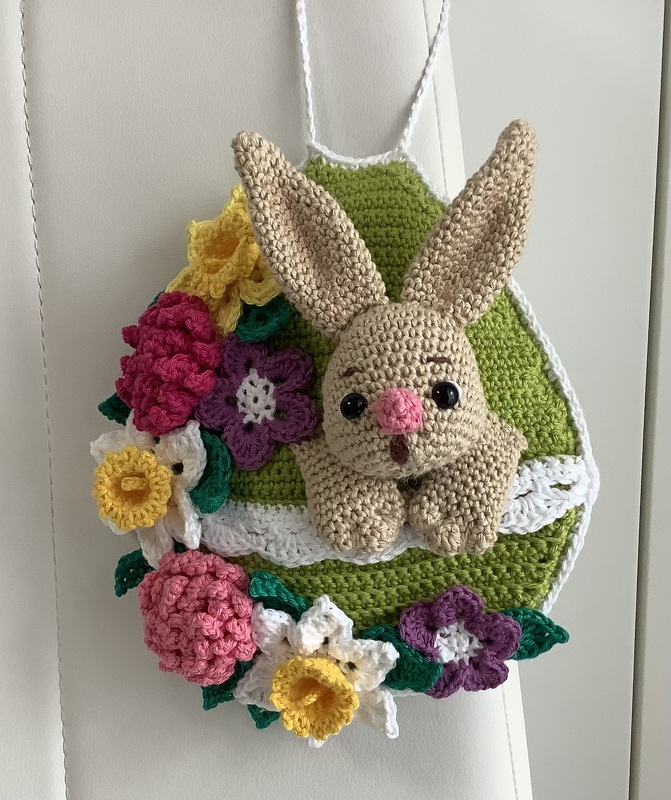Easter-Egg with a bunny - Crochet pattern