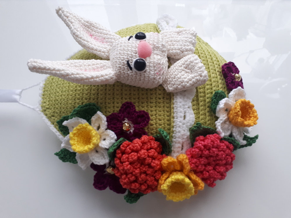 Easter-Egg with a bunny - Crochet pattern