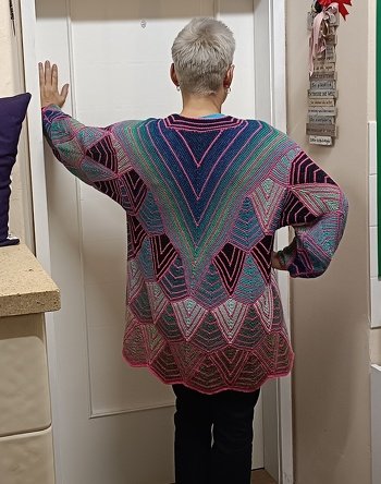 Ich hab so eine Freude damit, war spannend zu stricken