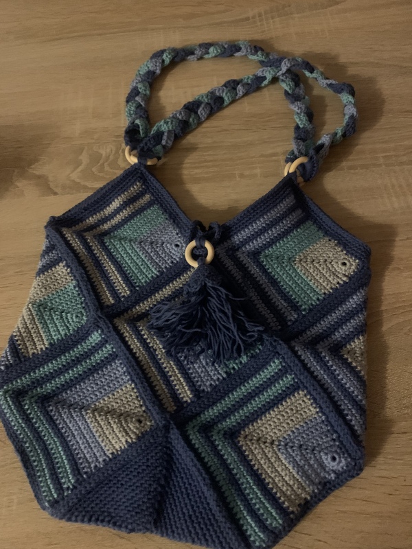 Crochet Pattern Bag / Shoulder Bag / Beach Bag / Boho Bag Beachclub