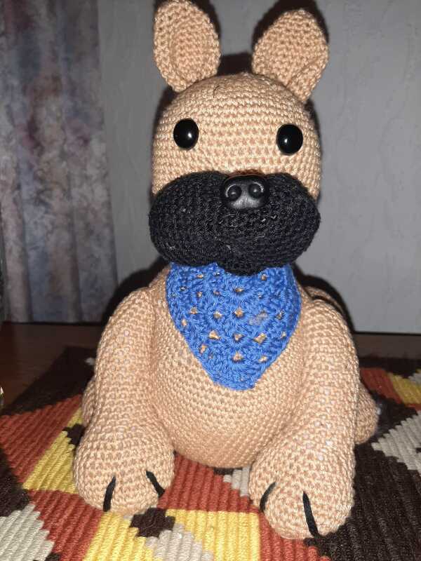 Häkelanleitung französische Bulldogge Fiona