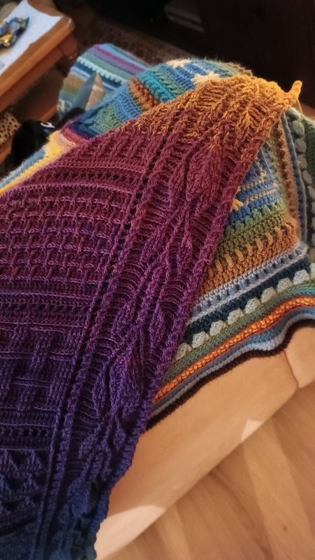 Crochet Pattern Triangular Scarf "Pantariste"