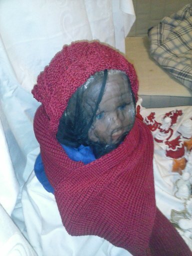 Mütze, Häkelmütze, Blumenmütze