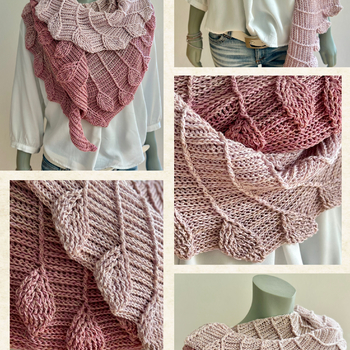 Mein zweites Leaves Swirl 🍃… Immer wieder schön 😍. Gehäkelt aus 1300/4, NS 4, Bobbel „Caro“ von Bobbling. Meine Arbeit 🧶, meine Fotos 📸