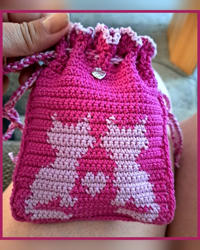 H&auml;kelanleitung Geschenks&auml;ckchen / Belohnungss&auml;ckchen K&auml;tzchen