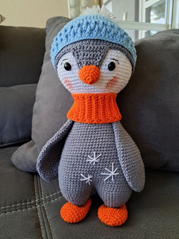 Häkelanleitung Pinguin Trux