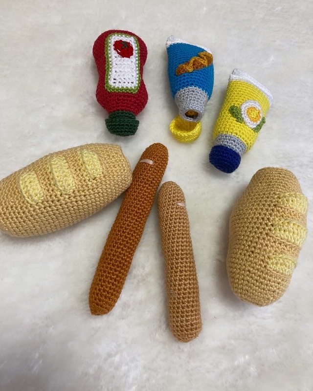 Häkelanleitung "Hot Dog Set"