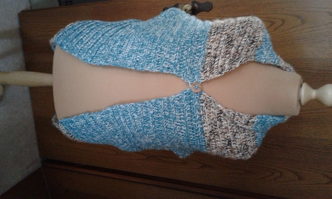 Einfache Häkelanleitung Bolero, kurze Jacke, Häkelweste, Seelenwärmer, Weste, Kragenbolero, Häkelbolero gehäkelt oksik