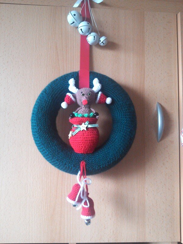 Rentier im Topf -- Häkelanleitung von Haekelkeks®