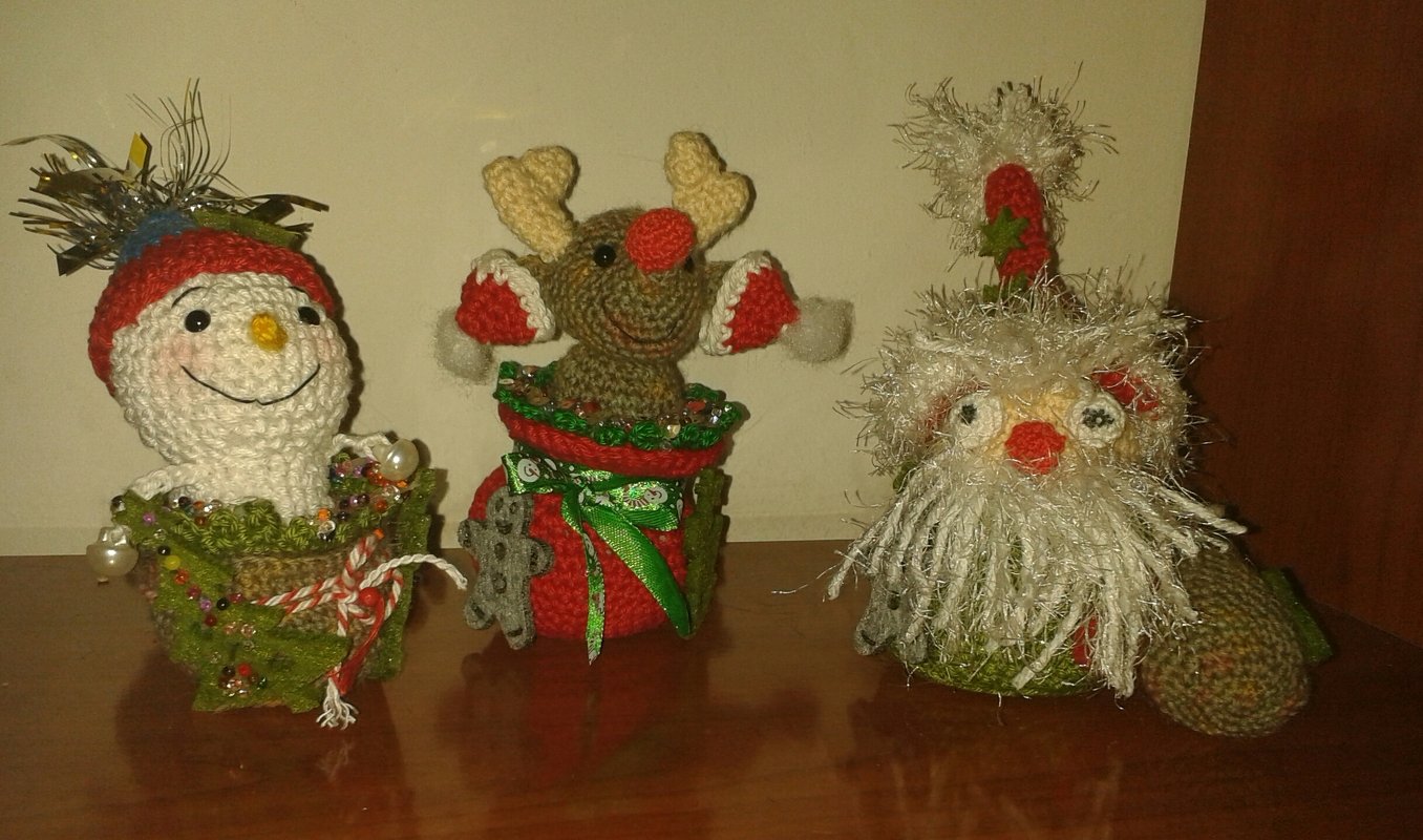 Rentier im Topf -- Häkelanleitung von Haekelkeks®