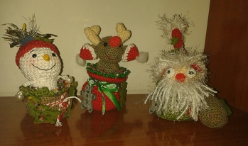 Stehen jetzt alle drei unter´dem Christbaum