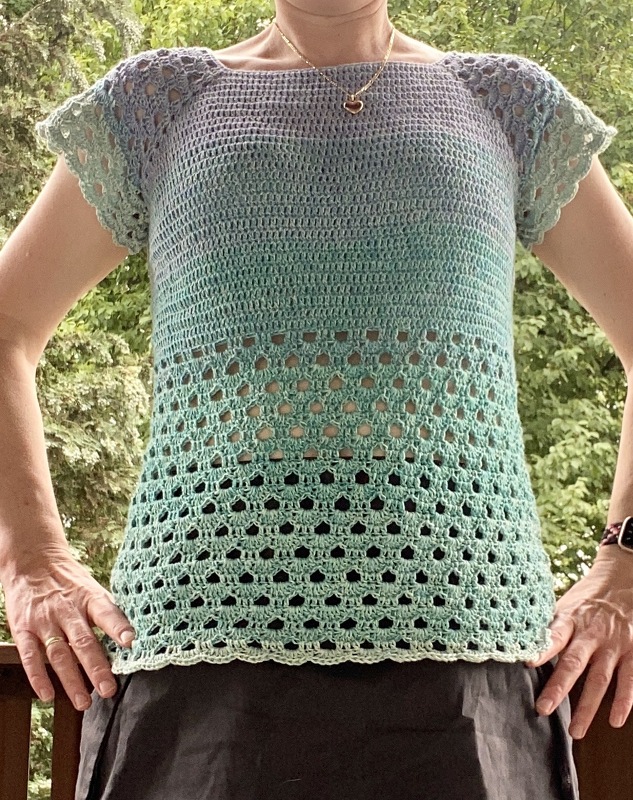 Häkelanleitung für das Shirt "Sun Kiss"