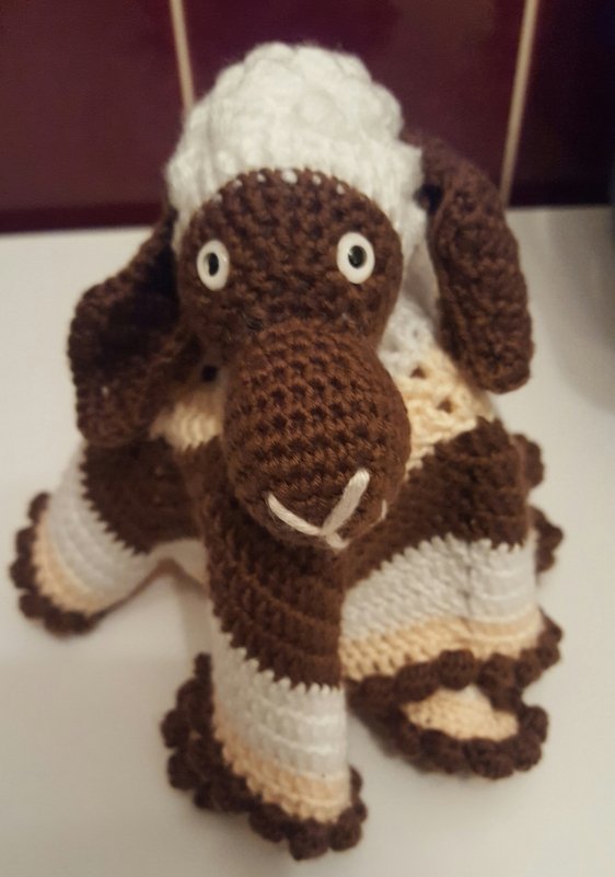 Schnuffeltuch Schaf Elsa häkeln kostenlos