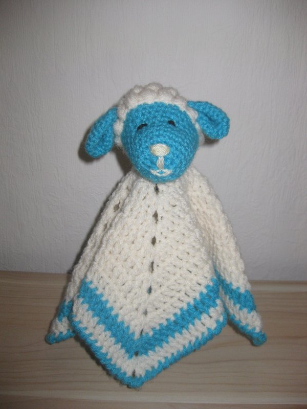 Schnuffeltuch Schaf Elsa häkeln kostenlos