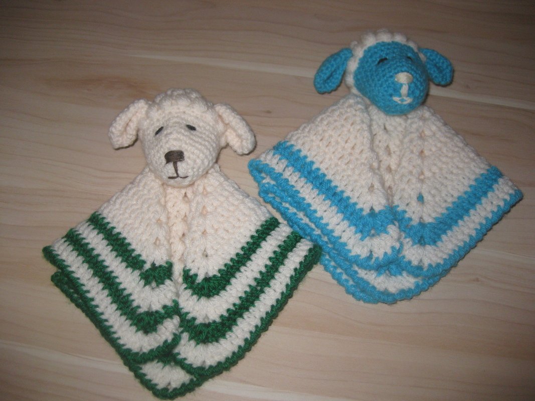 Schnuffeltuch Schaf Elsa häkeln kostenlos